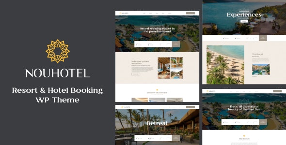 NouHotel – Resort & Hotel Booking WordPress Theme 1.1.0