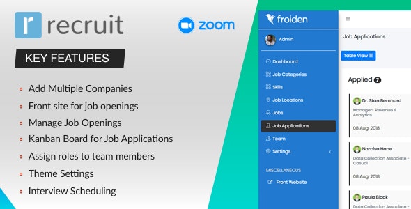 Recruit – Recruitment Manager 2.4.2
