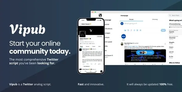 Vipub – PHP Social Network Platform Script 2.2.5