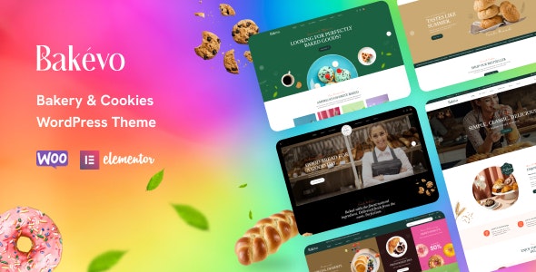 Bakevo – Bakery & Cookies WordPress Theme 1.0.16
