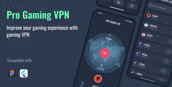 VPN Gaming – Fast  Stable Flutter