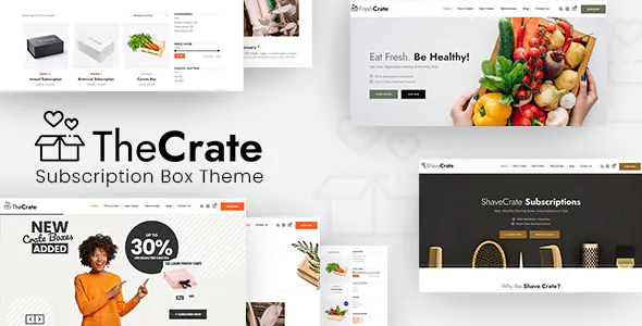 TheCrate – WooCommerce Subscription Box Theme 2.4