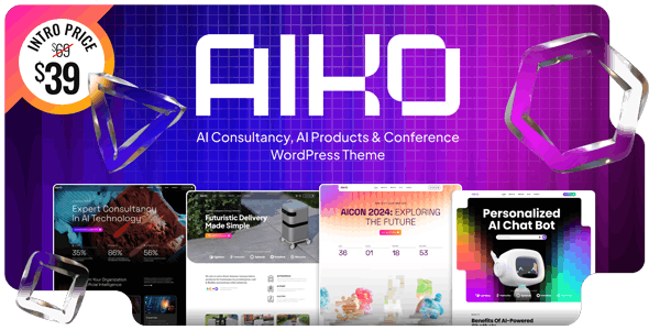 Aiko – AI consultancy WordPress Theme 1.0.5