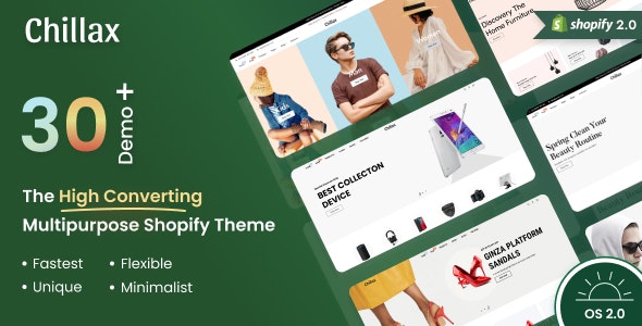 Chillax – The Next Generation Multipurpose Shopify Theme OS 2.0 – Multilanguage – RTL Support