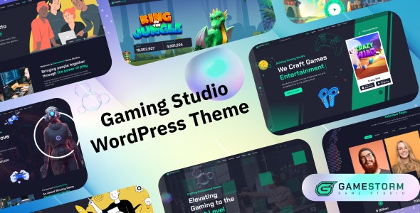 Gamestorm – Gaming Studio WordPress Theme 1.1