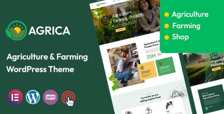 Agrica – Agriculture WordPress Theme