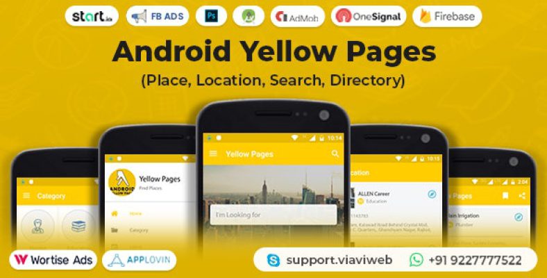 Android Yellow Pages (Place, Location, Search, Directory)
