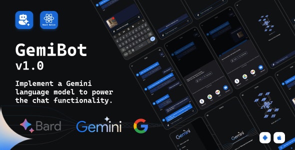 GemiBot – Chat with Gemini AI from Google