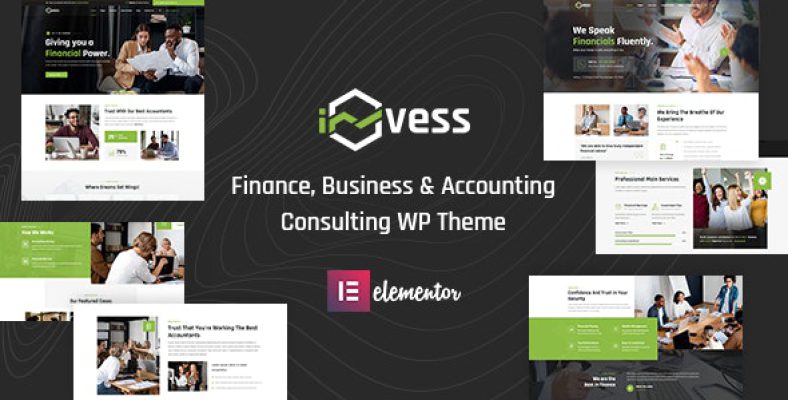 Invess – Accounting & Finance Consulting WordPress Theme 3.0