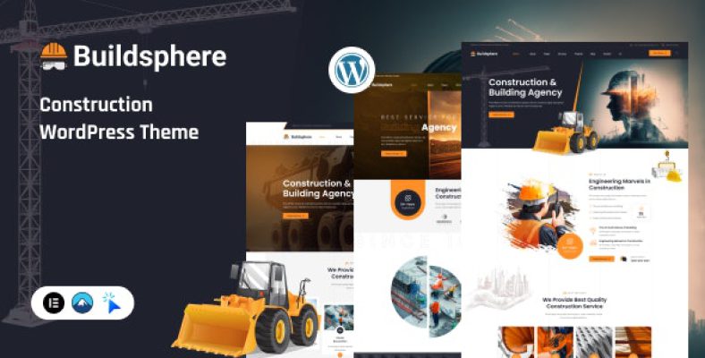 Buildsphere – Construction  Building Agency WordPress Theme