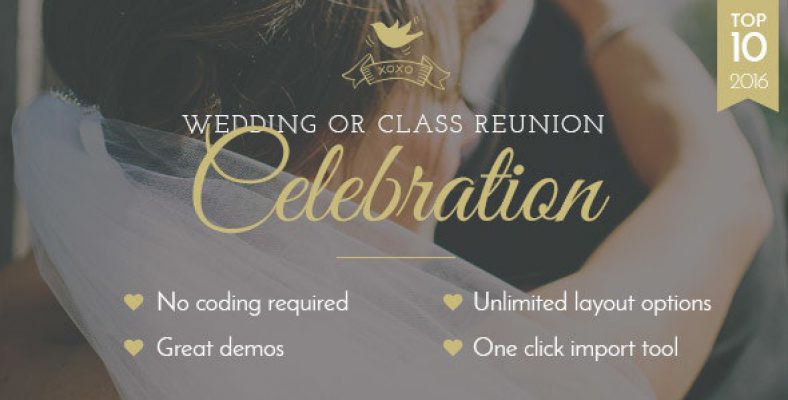 Celebration – Wedding & Class Reunion WordPress Theme 1.4.6