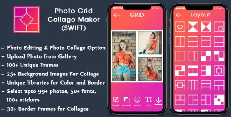 Collage Maker for IOS – Photo Editor (SWIFT)