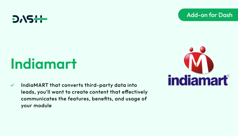 Indiamart – Dash SaaS Add-on 1.3