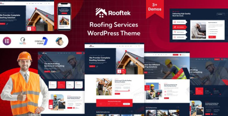 Rooftek – Roofing Services WordPress Theme