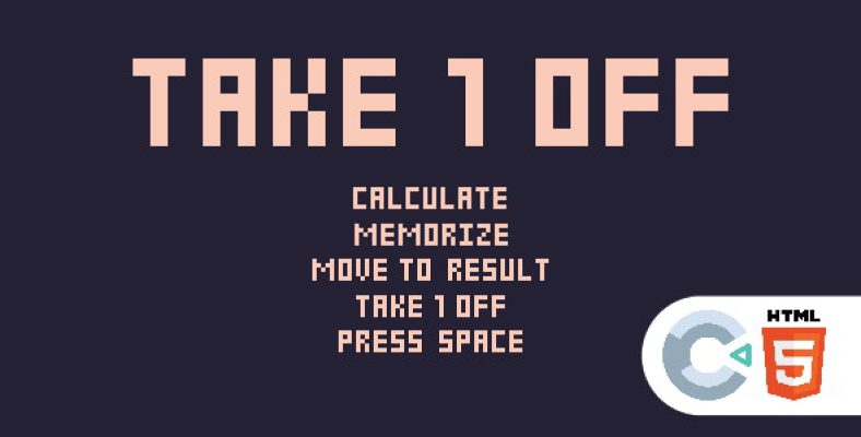 Take 1 Off – HTML5 – Construct 3