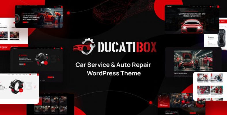 Ducatibox – Car Service & Auto Repair WordPress Theme 1.0.3