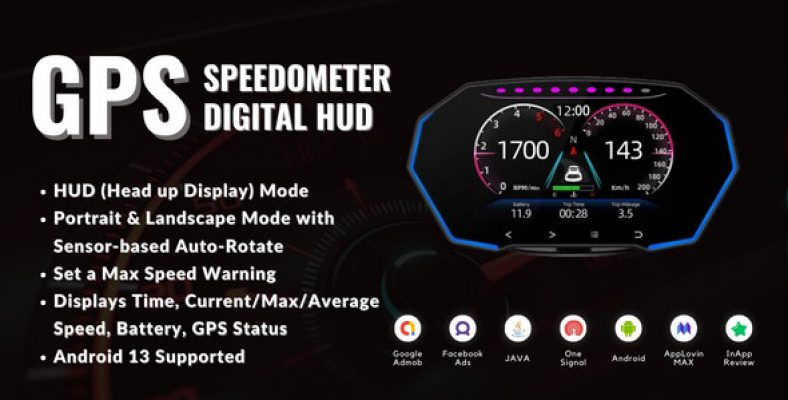 GPS Speedometer HUD Dashboard android