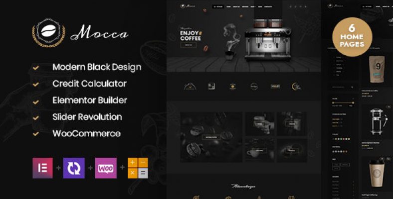 Mocca – Coffee Shop WooCommerce Theme