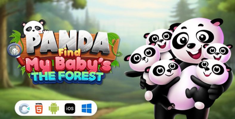 Panda Rescue My Baby – The Forest [ Construct 3 , HTML5 ]