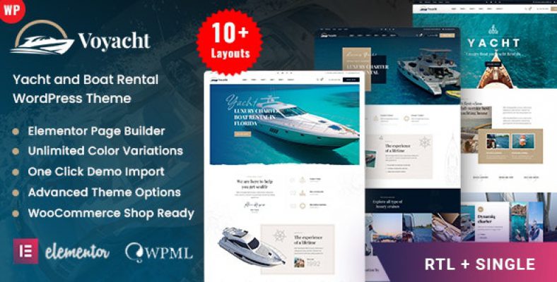 Voyacht – Yacht Rental WordPress 6.0