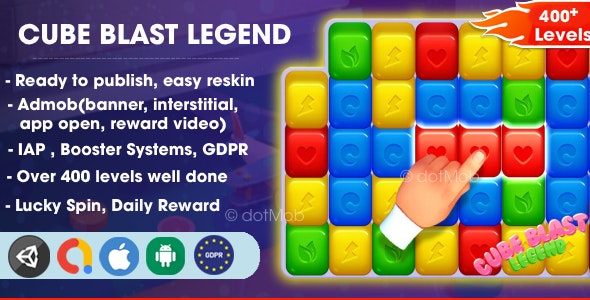 Cube Blast Legend – Unity Complete Project