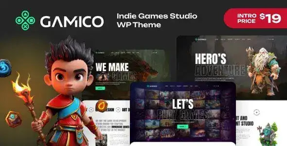 Qamico – Indie Games Studio WordPress Theme