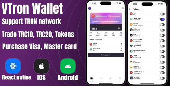 VTronWallet – Advanced TRC20 Wallet with Token Swap and DApps Integration