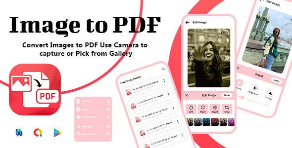 Image to PDF – Compress PDF – Photo Editing – converted PDF – Photo Editor – Photo Filter