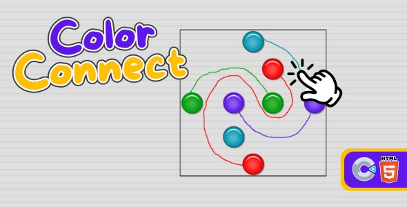 Color Connect – Puzzle – HTML5 Game (C3p)