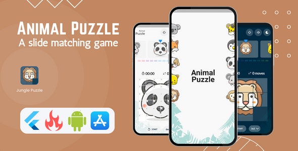 Animal Puzzle v1.0 – A Slide Matching Game | Android  iOS
