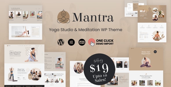 Mantra – Yoga Fitness WordPress Theme 1.0.5