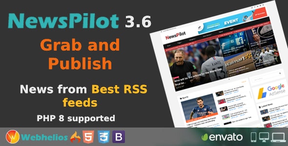 NewsPilot – Automatic News Aggregator  Script
