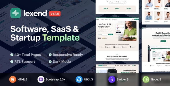 Lexend – Software, SaaS & Startup HTML5 Template 3.0.0