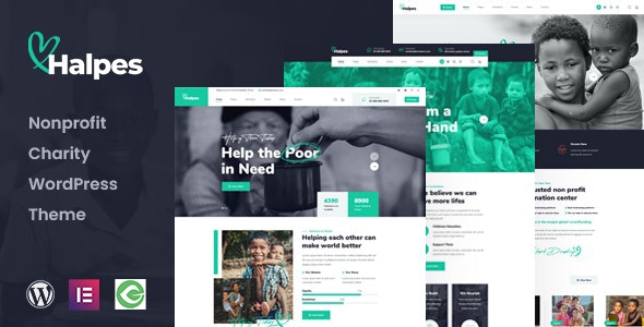 Halpes – Nonprofit Charity WordPress Theme