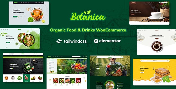 Botanica – Fresh Food & Drinks Shopify Theme