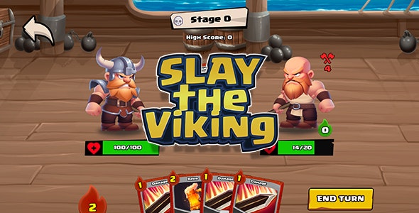 The Viking! – HTML – Construct 3 Game .C3P