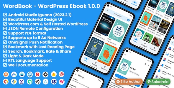 WordBook – WordPress Ebook App – WordPress API