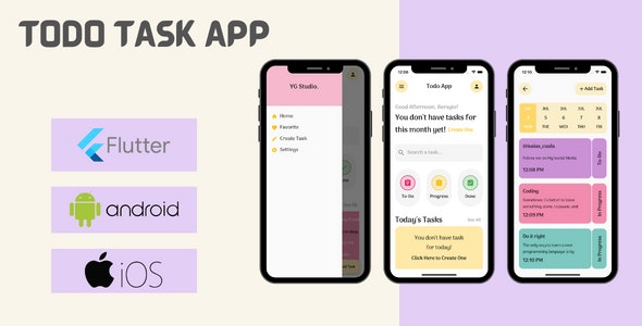 Flutter Todo Task App | SQLite with GetX | Android  iOS