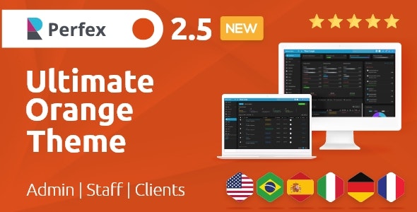 Ultimate Orange Theme – Perfex Theme CRM 2.7.4