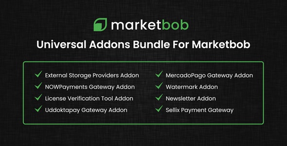 Universal Addons Bundle For Marketbob 1.6