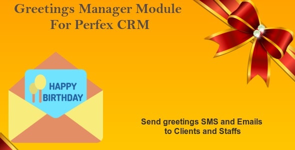 Greetings Manager Module For Perfex CRM 1.0.4
