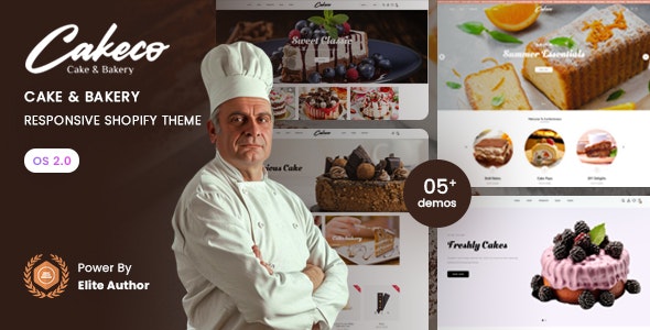 CakeCo – Cake  Bakery Responsive Shopify 2.0 Theme