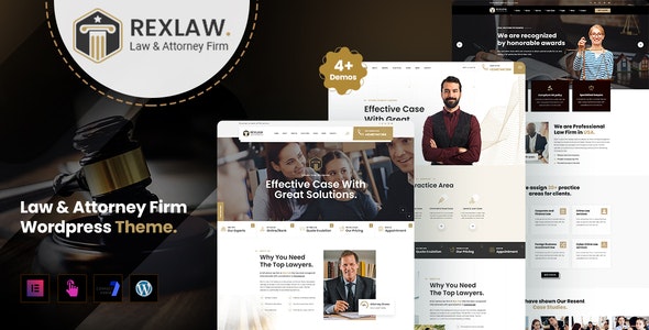 Rexlaw – Legal Advisor & Consulting WordPress Theme 1.6