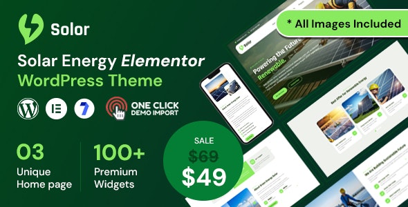 Solor – Solar Energy WordPress Theme 2.0.3