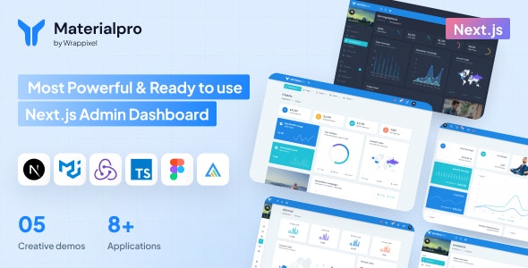 MaterialPro – Next.js Admin Dashboard 4.0.0