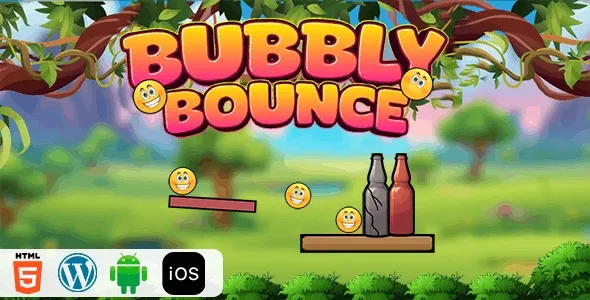 Bubbly Bounce – HTML5 Construct3 Game