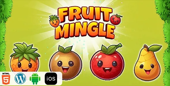 Fruit Mingle – HTML5 Construct3 Game