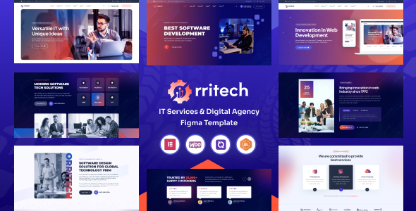 Orritech – IT Services and Digital Agency Figma Template