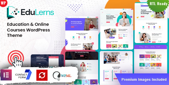 Edulerns  – Education WordPress Theme