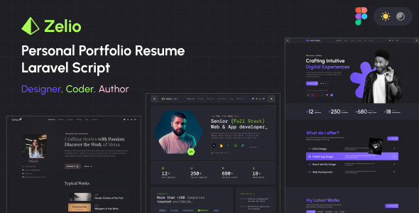 Zelio – Personal Portfolio Resume Laravel Script 1.1.9